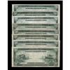 Image 2 : Eight 1914 $20 Feds from Eight Different Districts Eight 1914 Twenty Dollar Feds from Eight Differen
