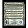 Image 1 : Nine 1918 $1 Federal Reserve Bank Notes from Eight Diff Nine 1918 $1 Federal Reserve Bank Notes from
