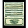 Image 2 : Nine 1918 $1 Federal Reserve Bank Notes from Eight Diff Nine 1918 $1 Federal Reserve Bank Notes from