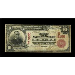 Birmingham, AL - $10 1902 Red Seal Fr. 613 The First NB Birmingham, AL