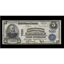 Birmingham, AL - $5 1902 PB American-Traders NB Birmingham, AL