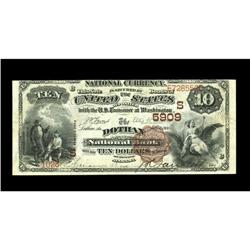 Dothan, AL - $10 1882 Brown Back Fr. 490 The Dothan NB Dothan, AL