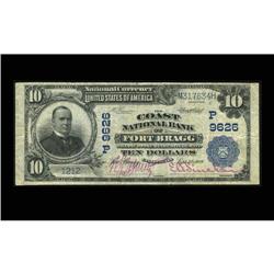 Fort Bragg, CA - $10 1902 Plain Back Fr. 626 The Coast Fort Bragg, CA