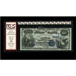 Los Angeles, CA - $10 1882 Value Back Fr. 577 The Citiz Los Angeles, CA