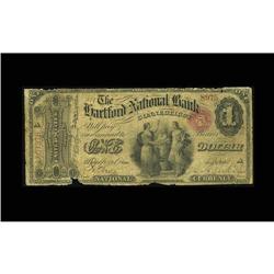 Hartford, CT - $1 Original Fr. 380 The Hartford NB Ch. Hartford, CT