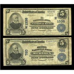 A Pair of Connecticut Large Size NationalsHartford, CT A Pair of Connecticut Large Size Nationals