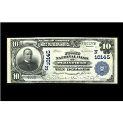 Plainfield, CT - $10 1902 Plain Back Fr. 628 The First Plainfield, CT