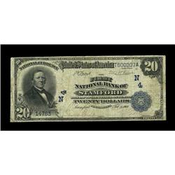 Stamford, CT - $20 1902 Date Back Fr. 642 The First NB Stamford, CT