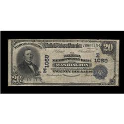 Washington, DC - $20 1902 DB National Metropolitan Bank Washington, DC