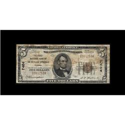 De Funiak Springs, FL - $5 1929 Ty. 1 The First NB Ch. De Funiak Springs, FL