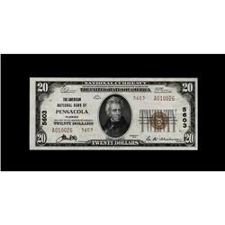 Pensacola, FL - $20 1929 Ty.2 The American NB Ch. # 560 Pensacola, FL