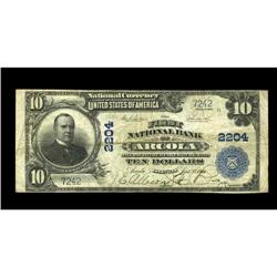 Arcola, IL - $10 1902 Plain Back Fr. 631 The First NB C Arcola, IL