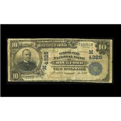 Rockford, IL - $10 1902 Plain Back Fr. 627 The Forest C Rockford, IL