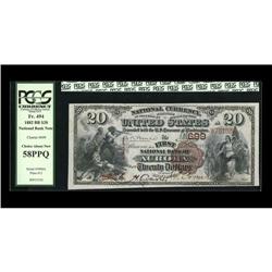 Aurora, IN - $20 1882 Brown Back Fr. 494 The First NB C Aurora, IN