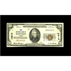Boonville, IN - $20 1929 Ty. 1 First National Bank Boonville, IN
