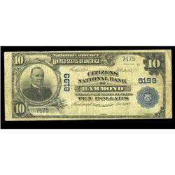 Hammond, IN - $10 1902 Plain Back Fr. 632 The Citizens Hammond, IN