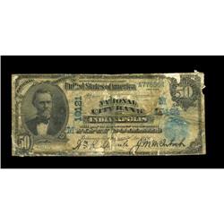 Indianapolis, IN - $50 1902 Date Back Fr. 671 National Indianapolis, IN