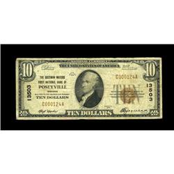 Poseyville, IN - $5 1929 Ty. 1 The Bozeman Waters First Poseyville, IN