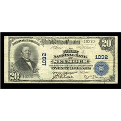 Seymour, IN - $20 1902 Plain Back Fr. 650 The First NB Seymour, IN