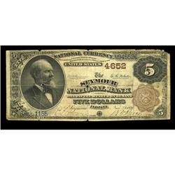Seymour, IN - $5 1882 Brown Back Fr. 472 The Seymour NB Seymour, IN