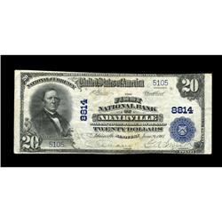 Adairville, KY - $20 1902 Plain Back Fr. 652 The First Adairville, KY
