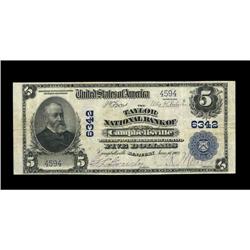 Campbellsville, KY - $5 1902 Plain Back Fr. 598 The Tay Campbellsville, KY