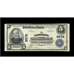 Georgetown, KY - $5 1902 Plain Back The Georgetown NB Georgetown, KY