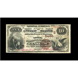 Glasgow, KY - $10 1882 Brown Back Fr. 490 The Trigg NB Glasgow, KY