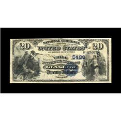 Glasgow, KY - $20 1882 Value Back Fr. 581 The Trigg NB Glasgow, KY