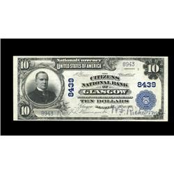 Glasgow, KY - $10 1902 Plain Back Fr. 626 The Citizens Glasgow, KY