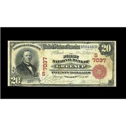 Greenup, KY - $20 1902 Red Seal Fr. 639 The First NB Ch Greenup, KY