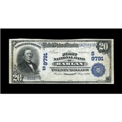 Harlan, KY - $20 1902 Plain Back Fr. 653 The First NB C Harlan, KY