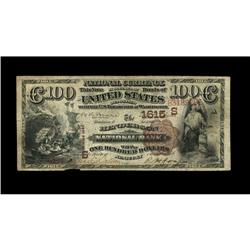 Henderson, KY - $100 1882 Brown Back Fr. 529 The Hender Henderson, KY