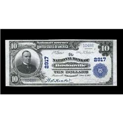 Hustonville, KY - $10 1902 Plain Back Fr. 624 The NB of Hustonville, KY