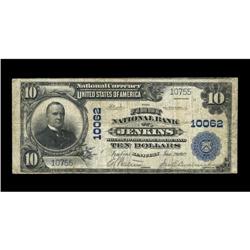 Jenkins, KY - $10 1902 Plain Back Fr. 628 The First NB Jenkins, KY