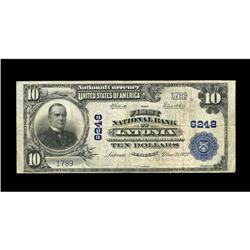 Latonia, KY - $10 1902 Plain Back Fr. 634 The First NB Latonia, KY