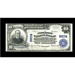 Lawrenceburg, KY - $10 1902 Plain Back Fr. 626 The Ande Lawrenceburg, KY