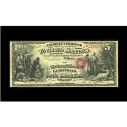 Lebanon, KY - $5 Original Fr. 399 The NB of Lebanon Ch. Lebanon, KY