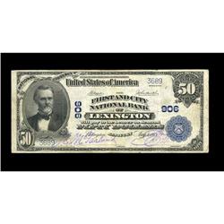 Lexington, KY - $50 1902 Plain Back Fr. 680 The First & Lexington, KY