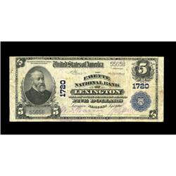 Lexington, KY - $5 1902 Plain Back The Fayette NB Lexington, KY