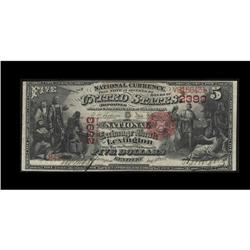 Lexington, KY - $5 1875 Fr. 404 The National Exchange B Lexington, KY