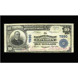 London, KY - $10 1902 Plain Back Fr. 625 The NB of Lond London, KY