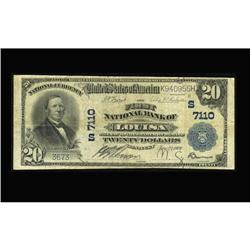 Louisa, KY - $20 1902 Plain Back Fr. 650 The First NB C Louisa, KY