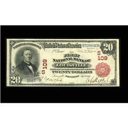 Louisville, KY - $20 1902 Plain Back Fr. 650 The First Louisville, KY