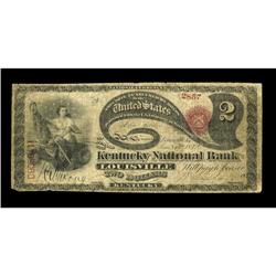 Louisville, KY - $2 Original Fr. 389 The Kentucky NB Ch Louisville, KY