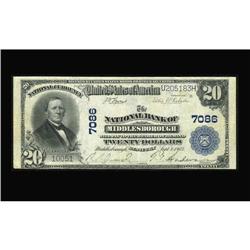 Middlesborough, KY - $20 1902 Plain Back Fr. 650 The NB Middlesborough, KY