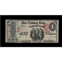 Nicholasville, KY - $1 1875 Fr. 385 The First NB Ch. # Nicholasville, KY