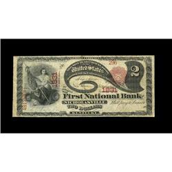 Nicholasville, KY - $2 1875 Fr. 392 The First NB Ch. # Nicholasville, KY