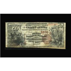 Owensboro, KY - $50 1882 Brown Back Fr. 518 The First N Owensboro, KY