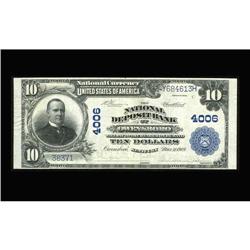 Owensboro, KY - $10 1902 PB The National Deposit Bank Owensboro, KY